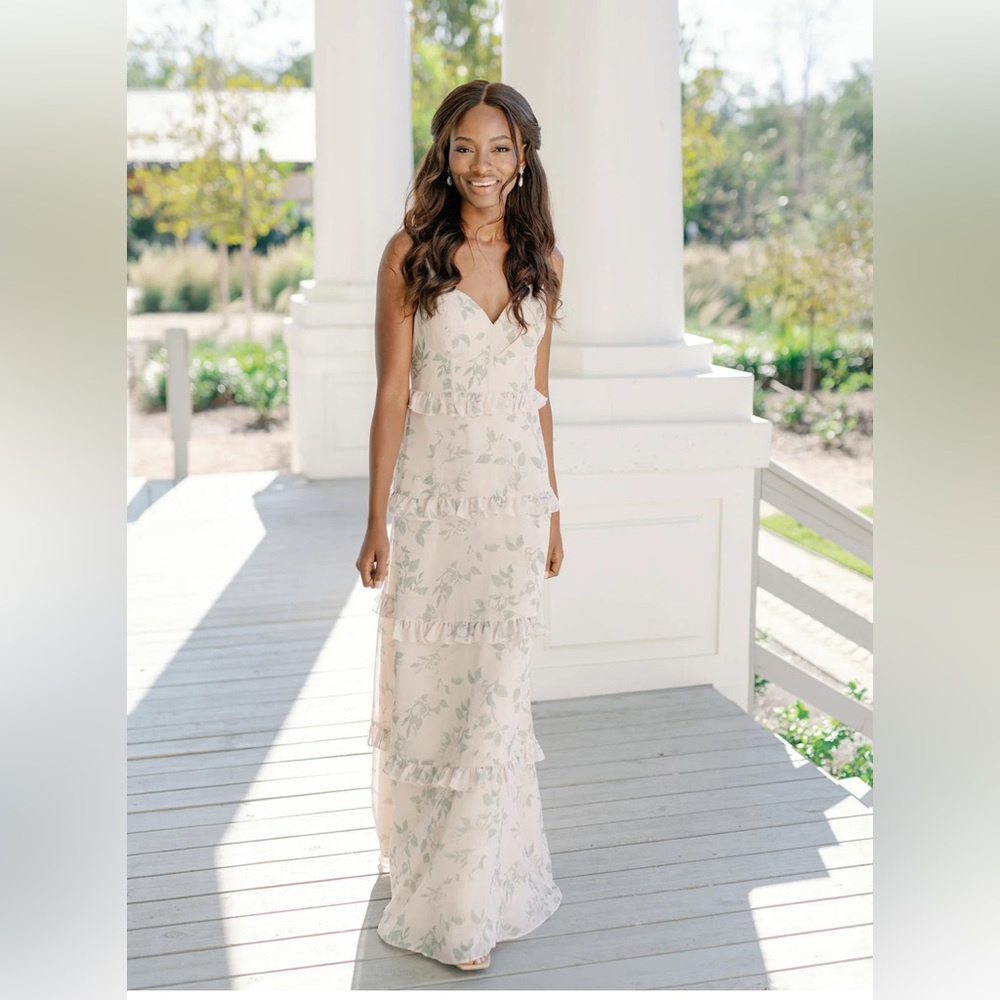 Revelry Sloane‎ Chiffon Dress Floral Print